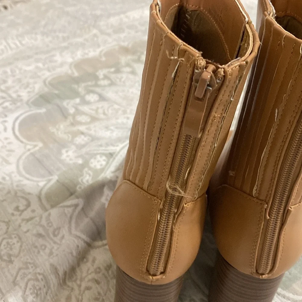 Tan Booties - Picture 8 of 10